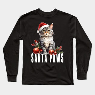 Christmas cat Long Sleeve T-Shirt